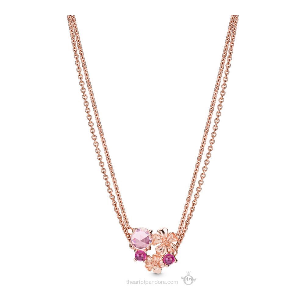Pandora Rose Asia Exclusive Peach Blossom Necklace